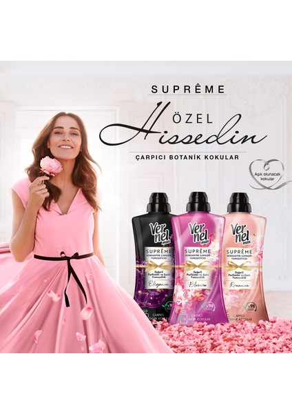 Max Konsantre Çamaşır Yumuşatıcısı 1200ml (50 Yıkama) Supreme Elegance