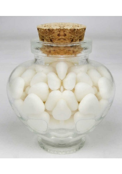 Şeker Kalpli Meyve Aromalı Draje Beyaz Pk:1 kg