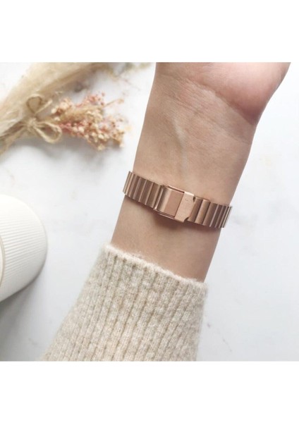 Minimal Kare Rose Gümüş Kadın Kol Saati fırsatları
