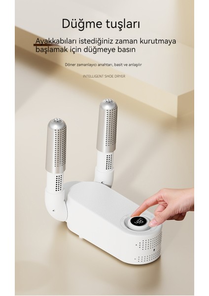 Koku Giderici ve Sterilize Edici Akıllı Zaman Ayarlı Ayakkabı Kurutucu (Yurt Dışından) fırsatları