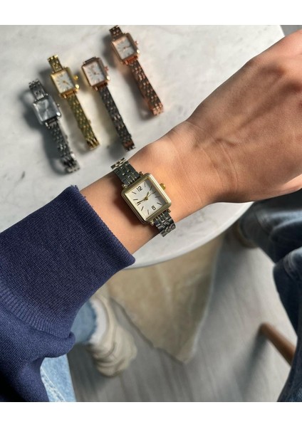 Minimal Kadın Gümüş Renk Kol Saati