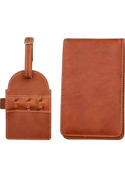 Golf Pratiği Golfçü Için Tee Tutucu ile Pu Deri Golf Puan Kartı Tutucu (Yurt Dışından)