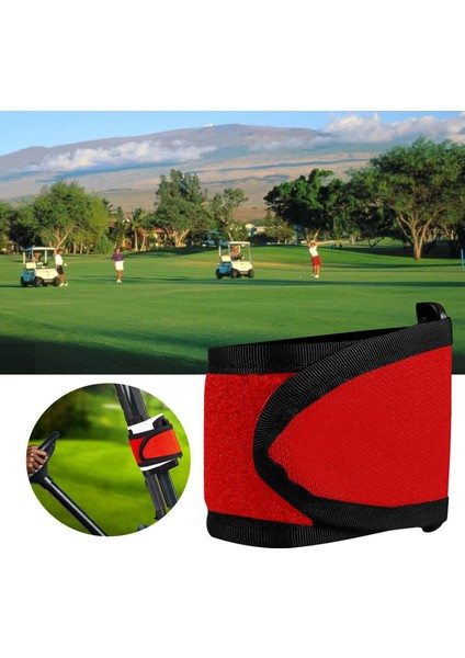 Golf Telemetre Kayışı Kolayca Erişim Sarma Korkuluğu Kırmızı (Yurt Dışından) indirimleri