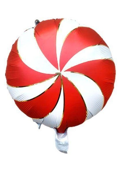 Kırmızı Lolipop Şeker Folyo Balon 45 cm