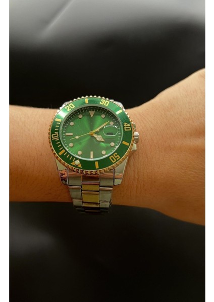 Erkek Rolex Modeli Çelik Kasa Kol Saati