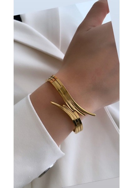 Gold Tasarım Çelik Kelepçe