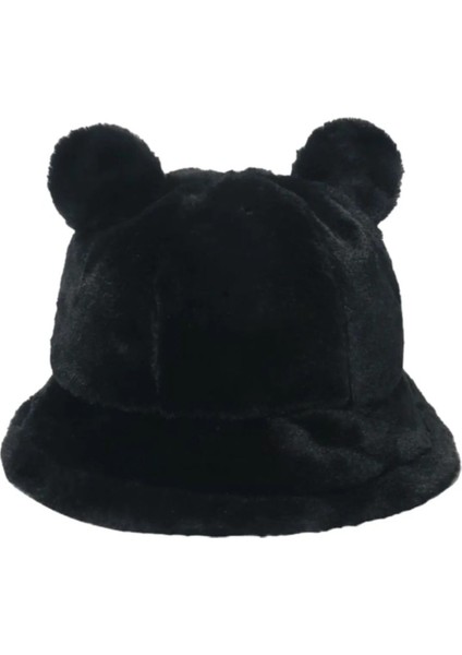 Kadın Sevimli Ayı Kulak Peluş Bucket Şapka fiyatları