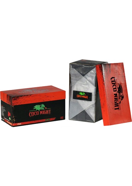 #27MM 1kg Hindistan Cevizi Küp Nargile Kömürü