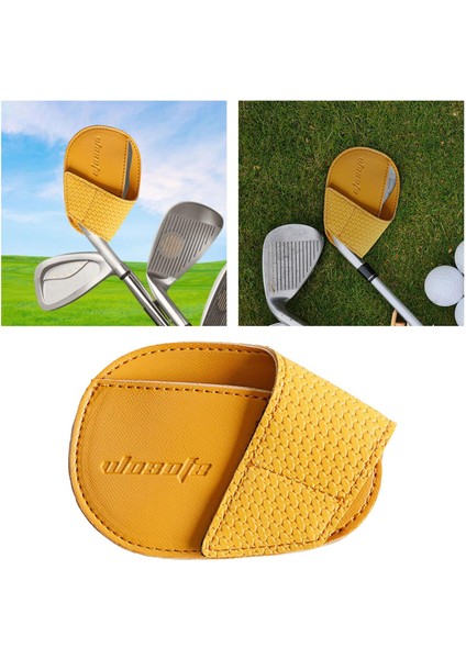 Golf Kulübü Demir Baş Örtüsü Sporcu Için Trendy Başörtüsü Açık Hava Golf Eğitimi Sarı (Yurt Dışından)
