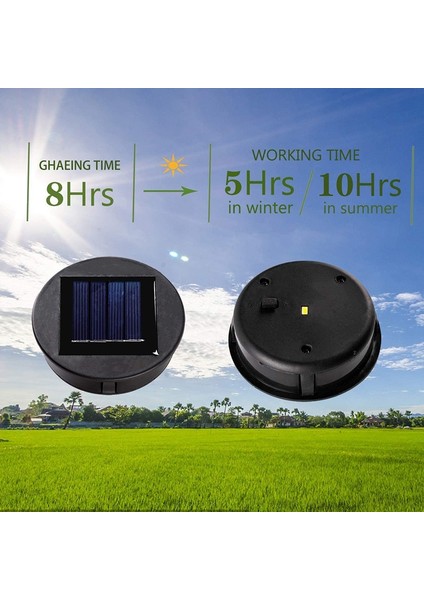 Akıllı Bahçe Güneş Enerjili Yedek Yuvarlak LED Işık Kutusu Güneş Kutusu Güneş Pilleri Poli Li-Ion Şarj Cihazı (Yurt Dışından) fırsatları