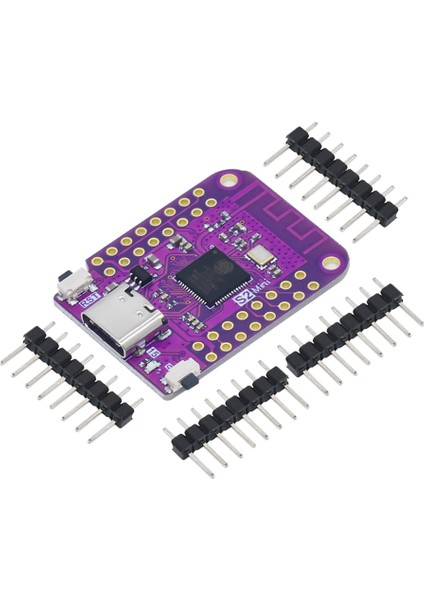 S2 Mini V1.0.0 Wıfı Iot Kartı Tabanlı ESP32-S2FN4R2 ESP32-S2 4mb Flash 2mb Psram Arduino Micropython ile Uyumlu (Yurt Dışından)