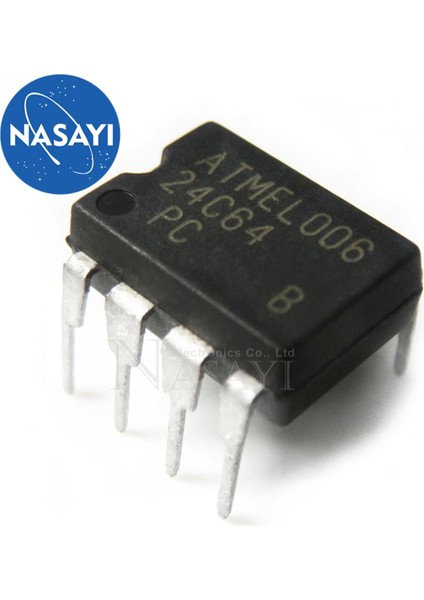 10 Adet AT24C64 24C64 Dıp-8 (Yurt Dışından)
