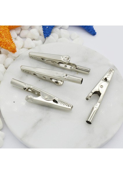 Panda Online 20PCS Gümüş Ton Metal Timsah Klip Timsah Kelepçeleri (Yurt Dışından)