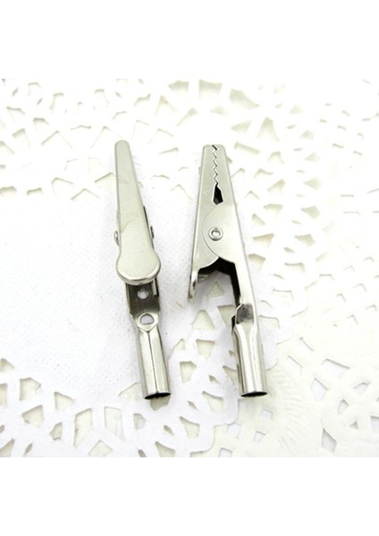 Panda Online 20PCS Gümüş Ton Metal Timsah Klip Timsah Kelepçeleri (Yurt Dışından) modelleri