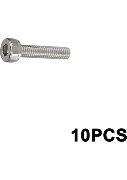 10 Adet M3/m4/m5 DIN912 304 Paslanmaz Çelik Altıgen Soket Başlı Başlık Vidası Iç Altıgen Soket Cıvata Metrik Diş 3D Parçaları (Yurt Dışından)