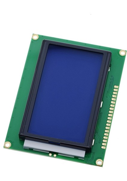 128*64 Nokta LCD Modülü 5 V Mavi Ekran 12864 LCD Arkadan Aydınlatmalı ST7920 Paralel Port LCD12864 Arduino Için (Yurt Dışından)