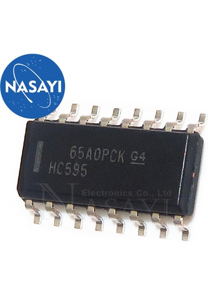 10 Adet SN74HC595DR 74HC595DR 74HC595 Sop-16 (Yurt Dışından)