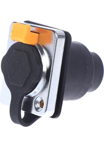 RJ45 Su Geçirmez Konnektör Dişi Panel Montajlı Soketler Ethernet IP65 Düz Karşılaşma (Yurt Dışından)