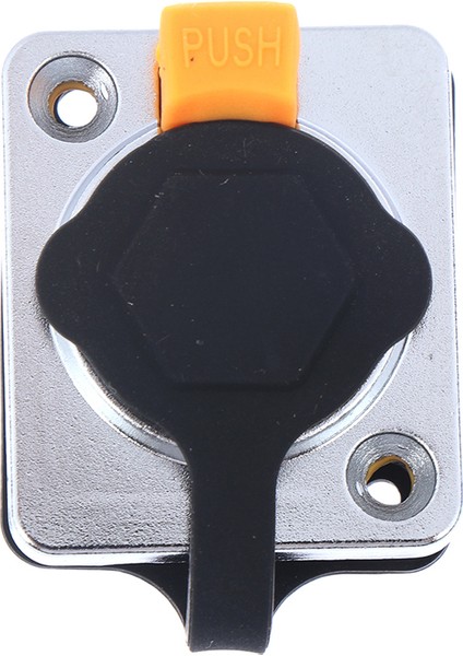 RJ45 Su Geçirmez Konnektör Dişi Panel Montajlı Soketler Ethernet IP65 Düz Karşılaşma (Yurt Dışından)
