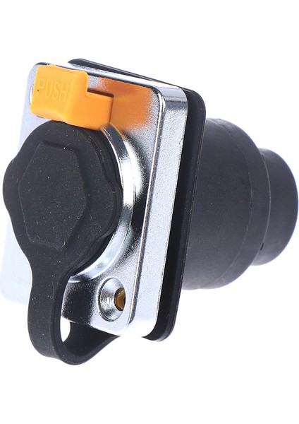 RJ45 Su Geçirmez Konnektör Dişi Panel Montajlı Soketler Ethernet IP65 Düz Karşılaşma (Yurt Dışından)