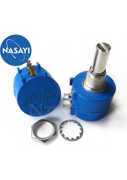 Hassas Çok Turlu Potansiyometre 3590S-2-102L 1k (Yurt Dışından)