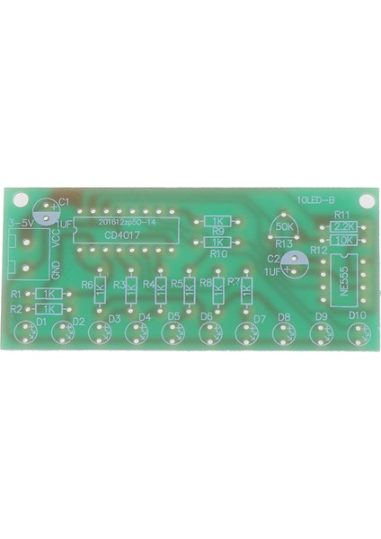 Foot Koltuk Leı LED Kovalayan Akan Su Lambası NE555 Modülü + CD4017 Pcb Kartı Diy Kiti (Yurt Dışından) fırsatları