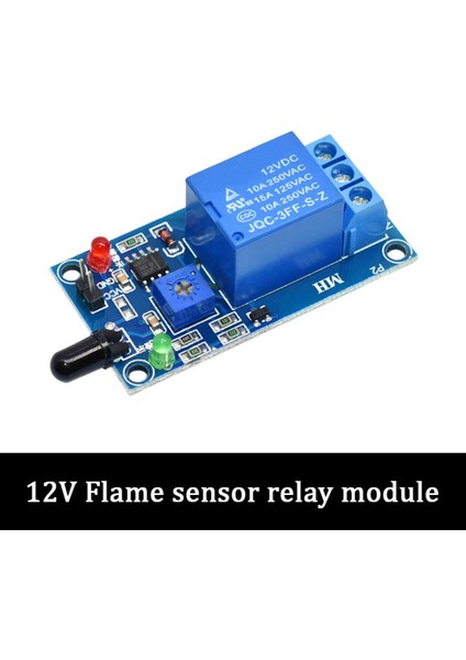 Ir Kızılötesi 1 Kanal 5V 12V Alev Algılama Sensörü Modülü Yangın Alarm Sensörü Röle Modülü Arduino Için (Yurt Dışından)