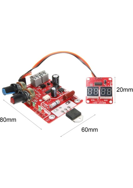 NY-D01 Nokta Kaynakçı Kontrol Panosu 40A 100A Dijital Nokta Kaynak Makinesi Zaman ve Akım Kontrol Ekranı Nokta Kaynakçı (40A) (Yurt Dışından) modelleri