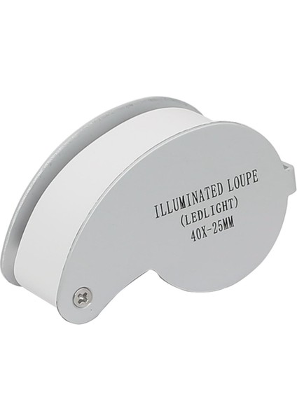 40 Kez Çift LED Lamba Katlanır Büyüteç Yeşim Takı Koleksiyonu ve Takdiri Için Uygundur Kullanımı Kolay Yeniden Kullanılabilir Gümüş (Yurt Dışından)