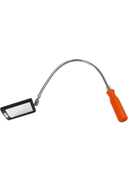 1 Adet Hortum Muayene Aynası LED Çift Işıklı Çift Işıklı Muayene Aynası (Yurt Dışından)