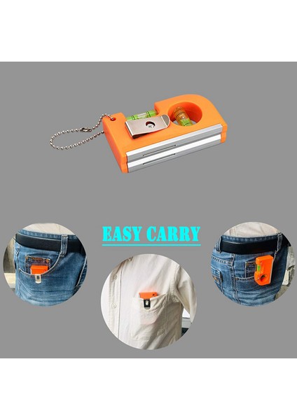 1x Manyetik Mini Cep Seviyesi Aracı Iki Kabarcık Dengeleyici ve 6 Adet El Matkap Ucu Seti Üçgen Kolu (Yurt Dışından) fırsatları