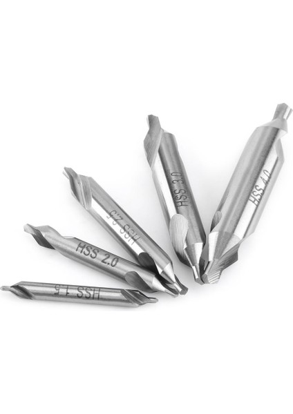 Adet Yüksek Hızlı Çelik Merkez Matkap Uçları Seti 60 Derece Açı 1.5/2/2.5/3/4mm (Yurt Dışından) modelleri