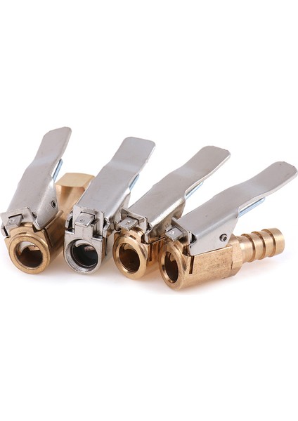 Araba Oto Pirinç 6/8mm Lastik Tekerlek Hava Mandreni Şişirme Pompası Konnektörü Vana Klipsi Jessica (Yurt Dışından)