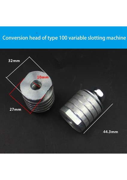 Açılı Taşlama - Kanal Açma Makinesi Adaptörü, Duvar Fayanslarının Modifikasyonu ve Kanal Açması Için M10 Dönüştürücü Vida Matkap Adaptörü (Yurt Dışından) fırsatları
