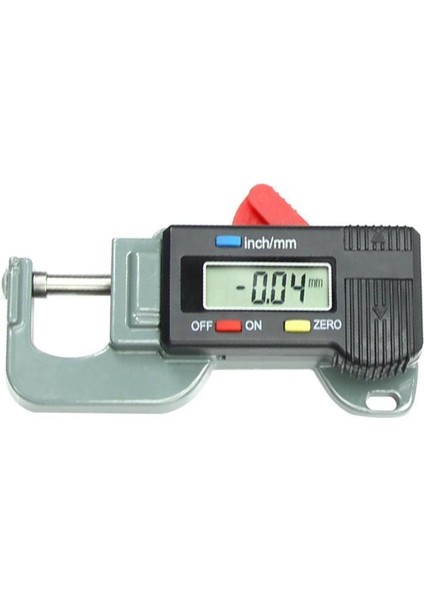 Taşınabilir Hassas Dijital Kalınlık Ölçer Ölçer Metal Test Cihazı Mikrometre 0 Ila 12.7mm (Yurt Dışından)