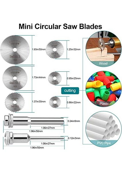 Dairesel Testere Bıçağı Yüksek Hız Çeliği Seti Elektrikli Matkap Testere Bıçağı Metal Kesme Tekerleği Ahşap Kesme Diski (Yurt Dışından) fiyatları
