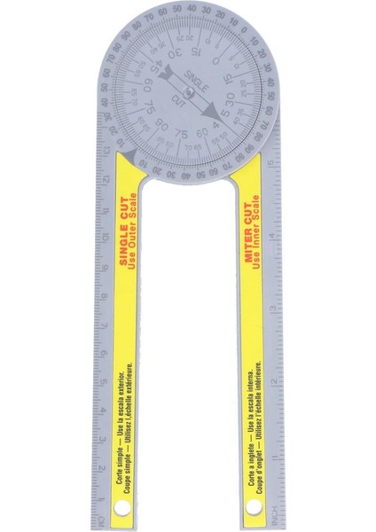 Yüksek Hassasiyetli Gönye Testere Açıölçer 360° Döndürülebilir 2 Terazili Dijital Açı Bulucu (Yurt Dışından)