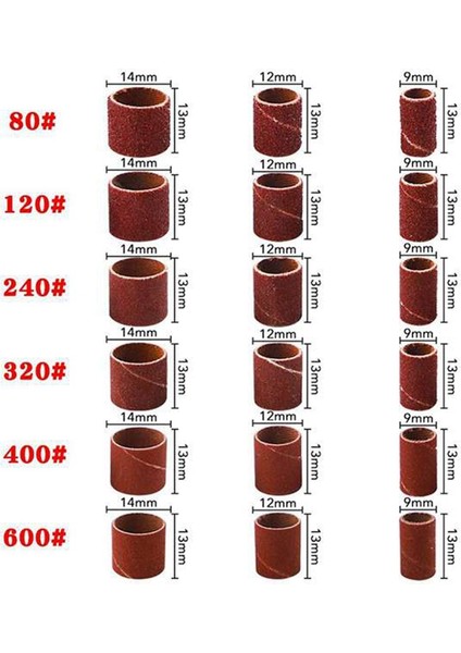 458 Adet Zımpara Ds Kiti Taşlama Aracı D Parlatma Makinesi Için WITH432 Adet Zımpara Bandı Kollu 24 Adet D Mandreller (Yurt Dışından)