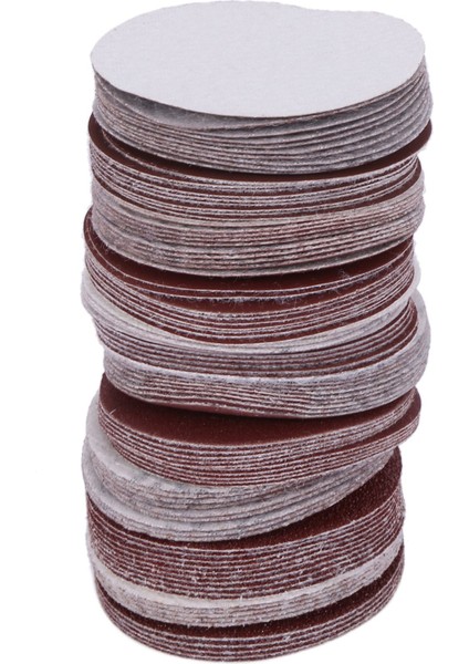 Alümina Zımpara KAĞIDI-100 Adet * Zımpara Diskleri (Yalnızca Diskler)-Kırmızı Kahverengi (Yurt Dışından) fırsatları