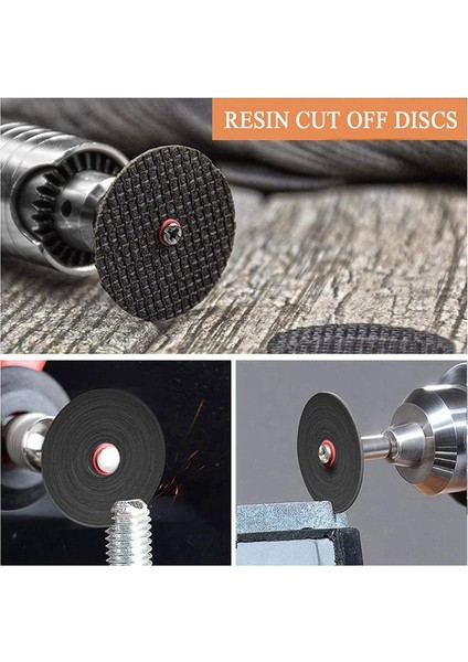 Jınmy-2 Inç 100 Adet Zımpara Diskleri Pad Kiti, Dremel Döner Alet Için 31 Adet Kesme Diski ile (Yurt Dışından) fırsatları