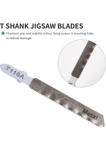 Ahşap Plastik Metal Dekupaj Testereleri Için 60PCS T Shank Dekupaj Bıçakları Seti Ahşap Metal Kesme Için T118A T144D ve T244D Içerir (Yurt Dışından) indirimleri