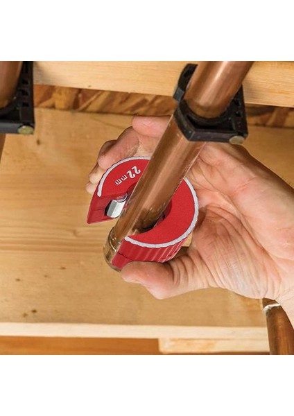 Flyeer 2 Adet 15MM ve 22MM Bakır Boru Kesici Mini Otomatik Boru Dilimleme Aracı Çinko Alaşımlı Boru Kesici Bakır Alüminyum Boruları Kesmek Için (Yurt Dışından)