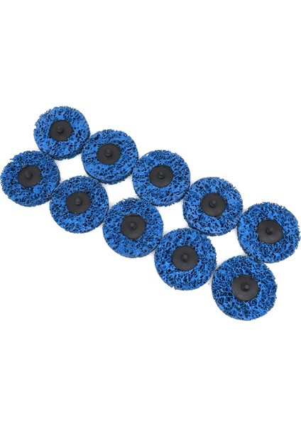 10 Adet 3 Inç Şerit Disk Hızlı Değişim Roloc Aşındırıcı Disk Kolay Şerit Temiz Taşlama Taşları Pas Temizleme Mavi (Yurt Dışından) fiyatları