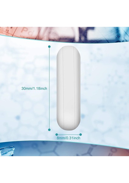 Adet 8X30MM Ptfe Manyetik Karıştırıcı Manyetik Laboratuvar Bar Mıknatısı (Yurt Dışından)
