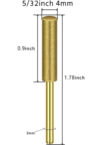 Adet Yüksek Sertlik Elmas Testere Bileyici-(5/32 Inç, 4.0mm) (Yurt Dışından) indirimleri