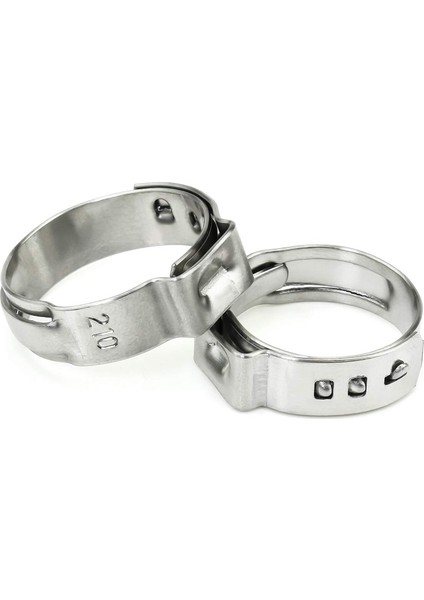 304 Paslanmaz Çelik Tek Kulaklı Çelik Olmayan Hortum Kelepçesi Sınıflandırma Kiti, 128 Parça (Yurt Dışından) fırsatları