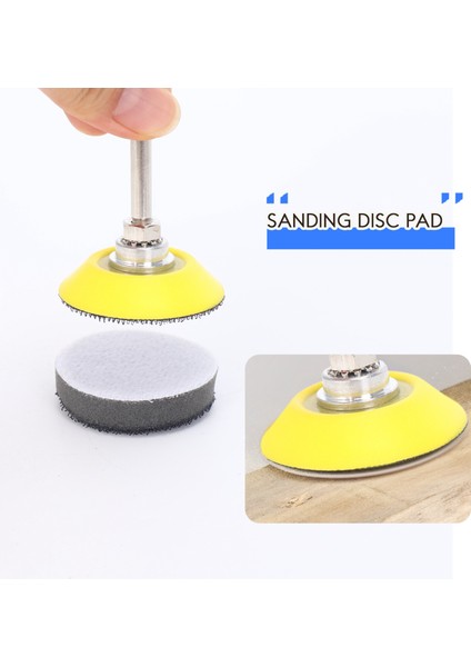 130 Adet Zımpara Diski Pedi 2 Inç Zımpara Diskleri Ped Kiti Matkap Öğütücü Döner Aletler ile Zımpara Pedi ve Mil (Yurt Dışından) indirimleri