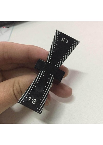 Alüminyum Kırlangıç Marker Düzeni Ölçme Aracı Ölçer Jig Şablonu Ahşap Bağlantı (Yurt Dışından)