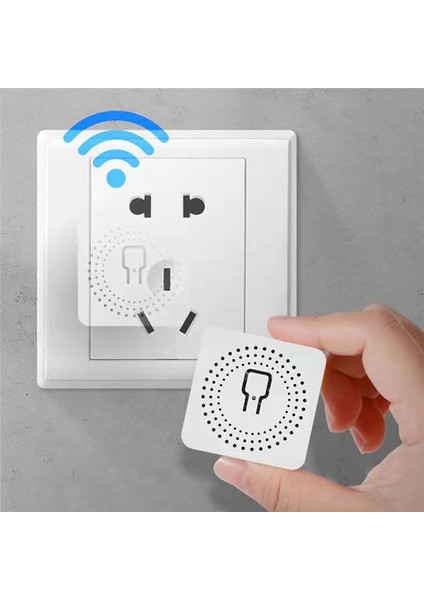 10A Tuya Wıfı Mini Akıllı Işık Anahtarı Dıy 2 Yollu Uzaktan Kumanda Kesici Al-Exa A-Lice Google Ev Akıllı Yaşam Için Çalışır (Yurt Dışından)