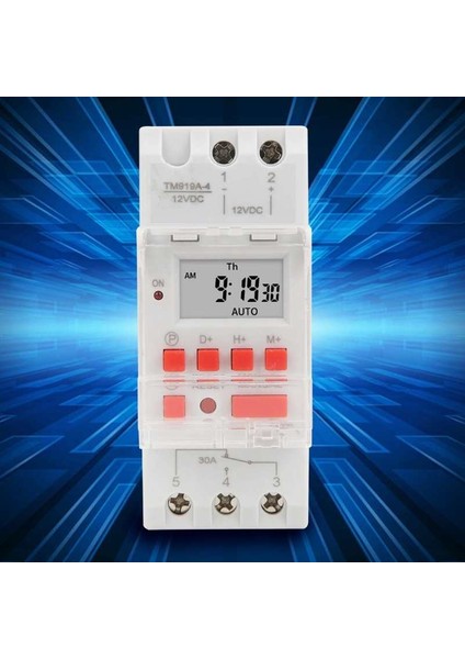 Zamanlayıcı Anahtarları TM919B-2 200-250V Ac 30A LCD 7 Gün Programlanabilir Dijital (Yurt Dışından)